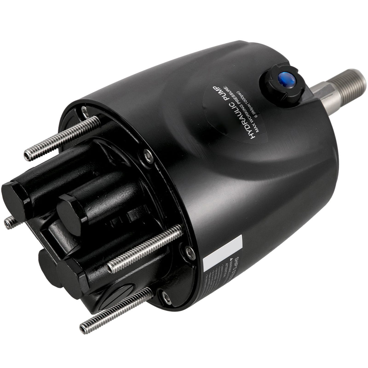 Hydraulic Boat Steering Kit, 300HP Hydraulic Steering Kit Helm Pump, Cylinder, Wheel, 24 Feet Hose Hydraulic Steering Seal Kit, Corrosion-Resistant Boat Steering System Marine Steering Kit