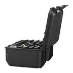 Hard Pistol Case, Heavy Duty Hard Gun Case with XPE Foam Lining, Waterproof Pistol Storage Box with Customizable Interior & Handle for Gun, Lenses, Camera, Gear, TSA Compliant, 404x319x192 mm