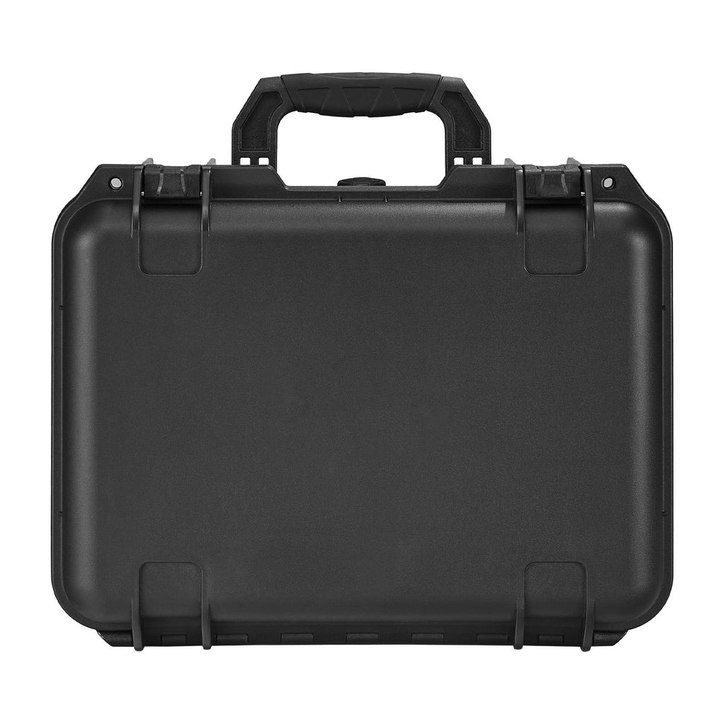Hard Pistol Case, Heavy Duty Hard Gun Case with XPE Foam Lining, Waterproof Pistol Storage Box with Customizable Interior & Handle for Gun, Lenses, Camera, Gear, TSA Compliant, 404x319x192 mm