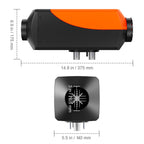Bluetooth App Control Diesel Air Heater, 12V 5KW Diesel Heater with Automatic Altitude Adjustment, Remote Control and LCD, Diesel Parking Heater for RV Trailer Camper Van Boat And Indoors