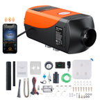 Bluetooth App Control Diesel Air Heater, 12V 5KW Diesel Heater with Automatic Altitude Adjustment, Remote Control and LCD, Diesel Parking Heater for RV Trailer Camper Van Boat And Indoors