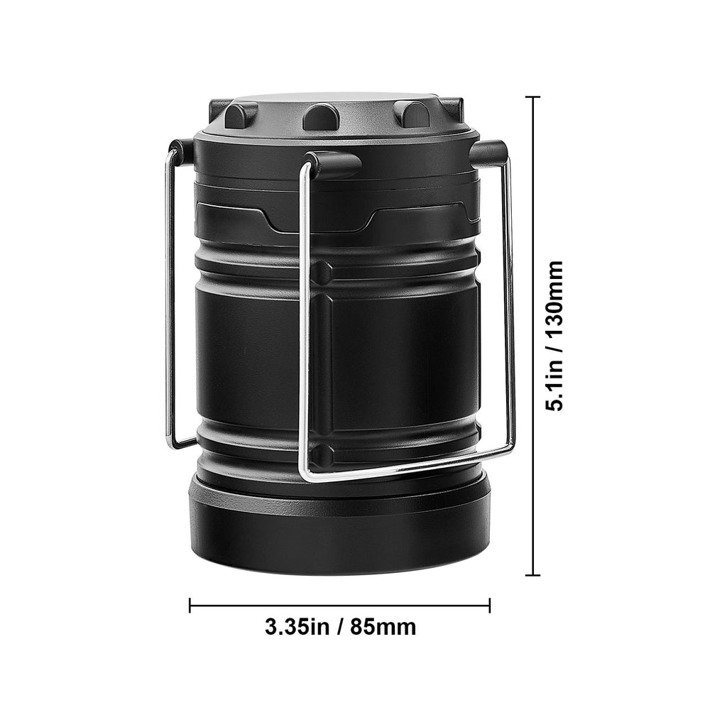 LED Camping Lanterns Collapsible Battery Powered Flashlights Set of 4