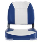 Boat Seat Low Back Fold-Down Fishing Boat Chair with Sponge Padding 2 Pack