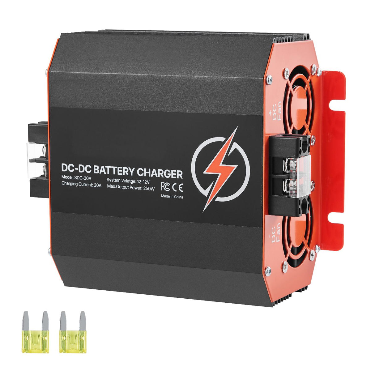 12V 20A DC to DC Charger Battery Charger 250W for Lead-Acid Lithium AGM