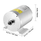 1800W Electric Brushless DC Motor Kit - 48V 4500rpm Motor with Upgraded Speed Controller and Throttle Grip Kit for Go Karts E-Bike Motorcycle Scooter DIY