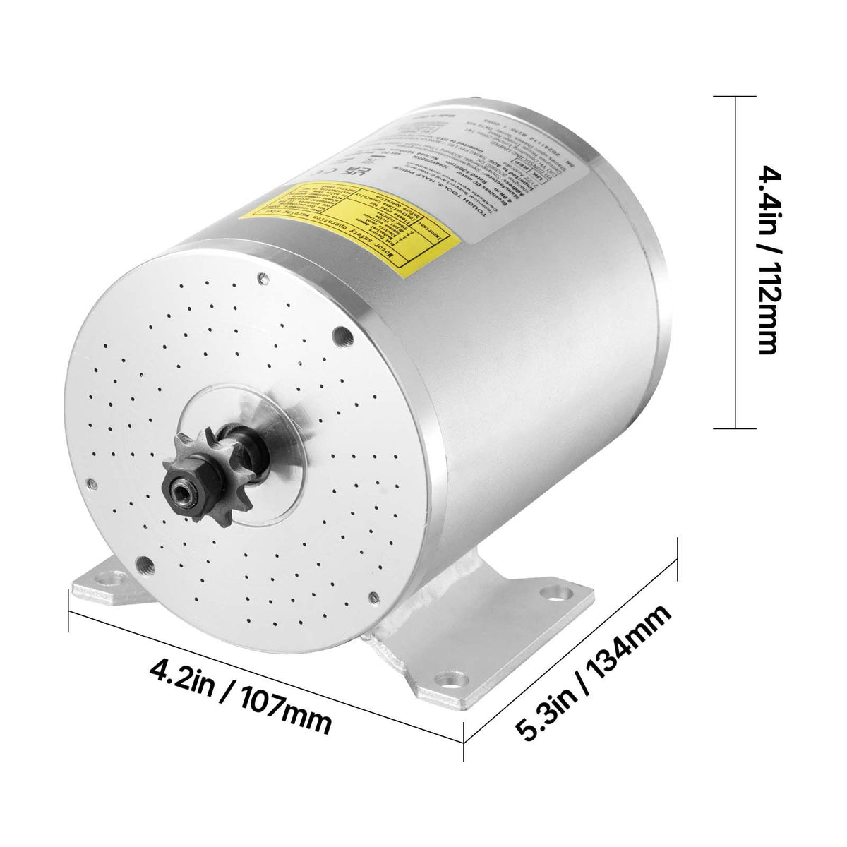 2000W Electric Brushless DC Motor Kit - 48V 4300rpm Motor with Upgraded Speed Controller and Throttle Grip Kit for Go Karts E-Bike Motorcycle Scooter DIY