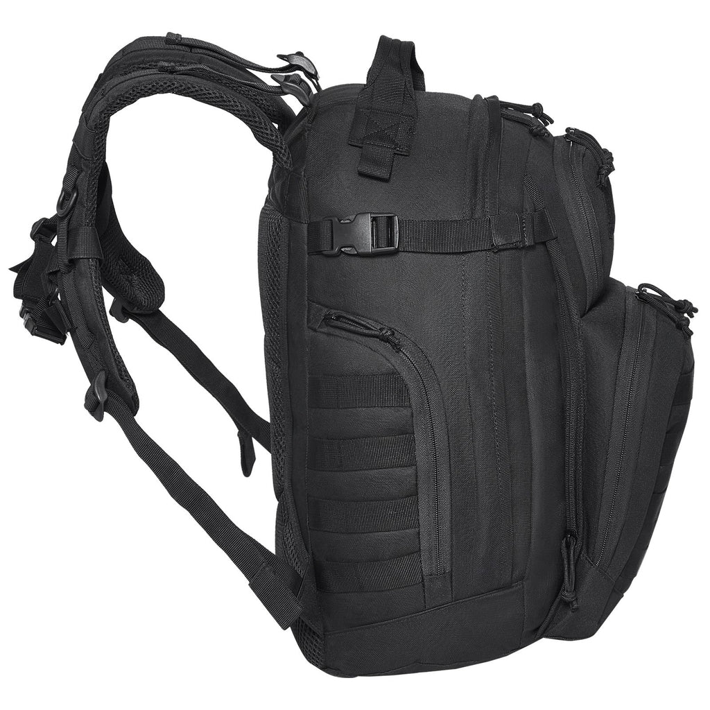 Tactical Backpack 25L Military Backpack with Molle Mode & Sponge Pad Black