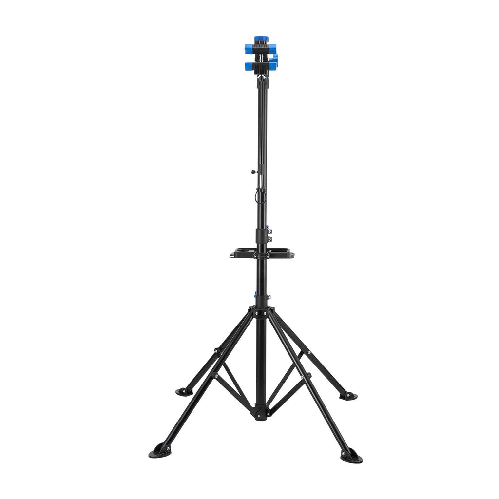 Bike Repair Stand, 29.9 kg Heavy-duty Bicycle Work Stand with 835-1440 mm Adjustable Height & Magnetic Tool Tray, Foldable Bicycle Maintenance Rack, Shop Home Mechanics for Mountain & Road Bike