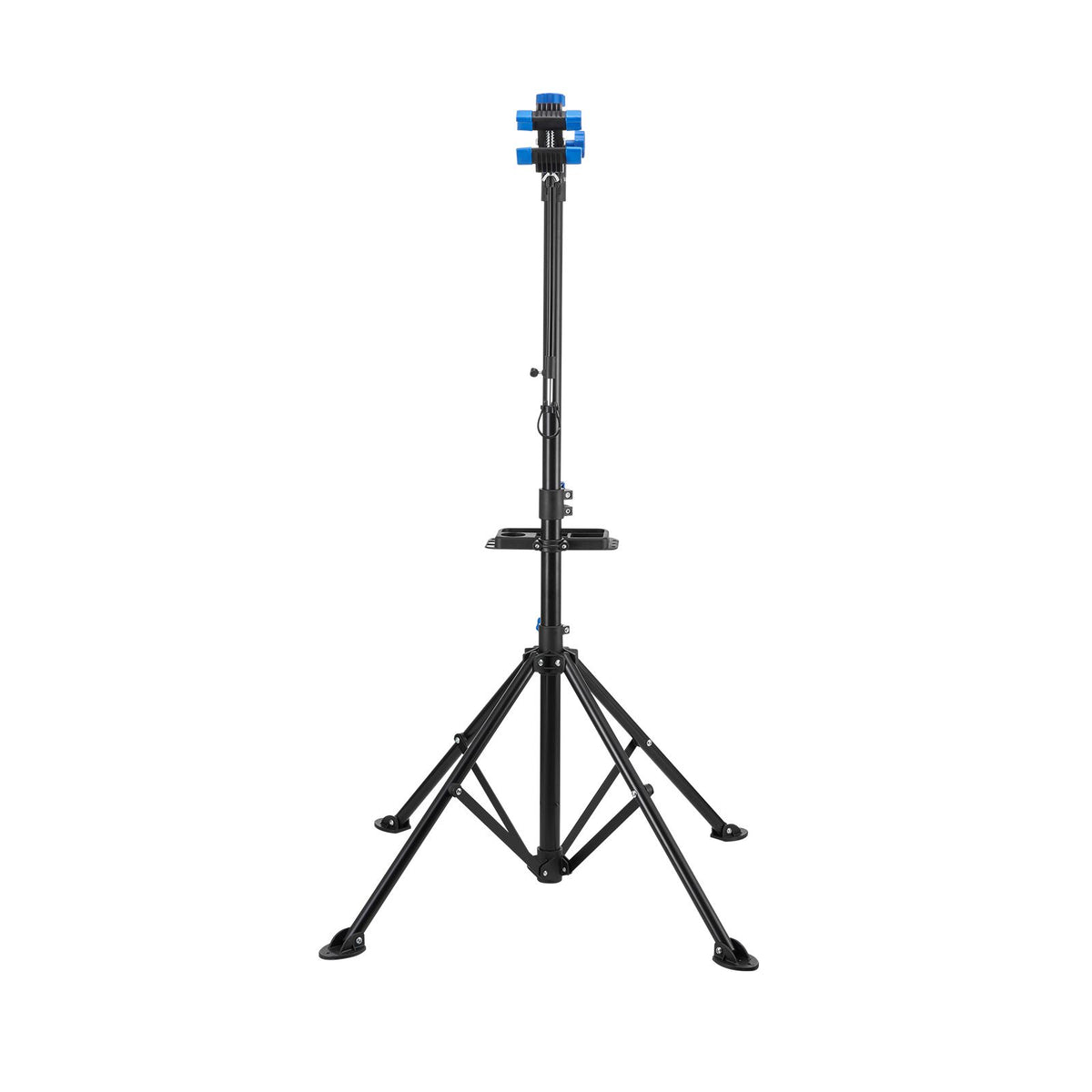 Bike Repair Stand, 29.9 kg Heavy-duty Bicycle Work Stand with 835-1440 mm Adjustable Height & Magnetic Tool Tray, Foldable Bicycle Maintenance Rack, Shop Home Mechanics for Mountain & Road Bike