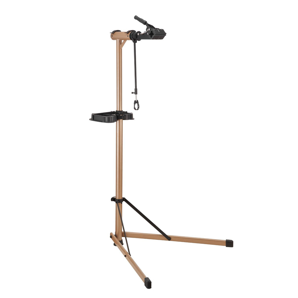 Bike Repair Stand, Max. 49.9 kg Heavy-duty Bicycle Work Stand with 1025-1510 mm Adjustable Height & Large Tool Tray, Foldable Ebike Maintenance Rack, Shop Home Mechanics for Mountain Road Bike