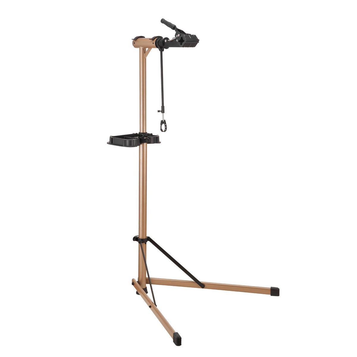 Bike Repair Stand, Max. 49.9 kg Heavy-duty Bicycle Work Stand with 1025-1510 mm Adjustable Height & Large Tool Tray, Foldable Ebike Maintenance Rack, Shop Home Mechanics for Mountain Road Bike