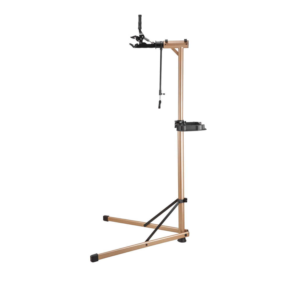 Bike Repair Stand, Max. 49.9 kg Heavy-duty Bicycle Work Stand with 1025-1510 mm Adjustable Height & Large Tool Tray, Foldable Ebike Maintenance Rack, Shop Home Mechanics for Mountain Road Bike