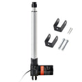 Linear Actuator 12V, 12 Inch Heavy Duty 1320lbs/6000N Linear Actuator, 0.19"/s Linear Motion Actuator with Mounting Bracket & IP44 Protection for Electric Door Industrial Machinery Vessels Cargo