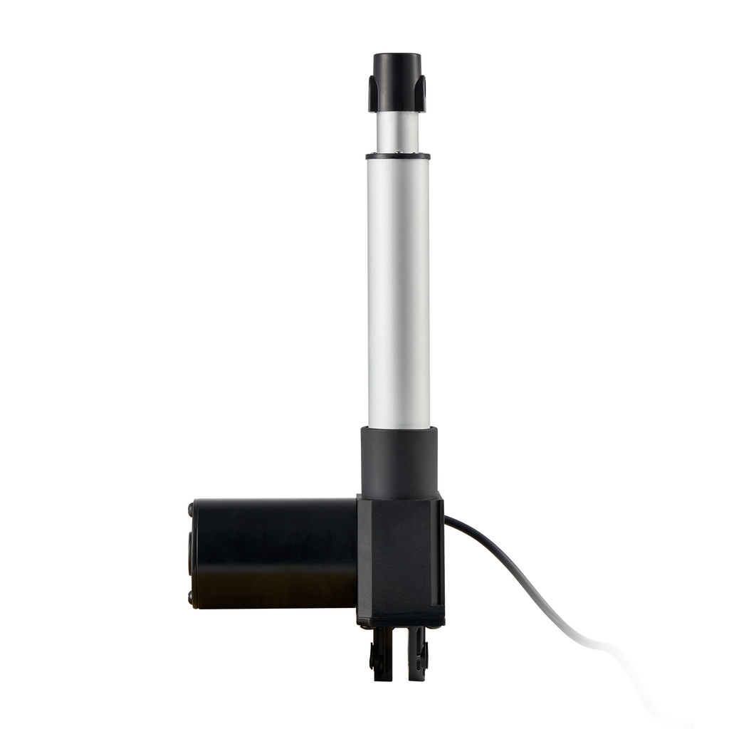 Linear Actuator 12V, 6 Inch Heavy Duty 1320lbs/6000N Linear Actuator, 0.19"/s Linear Motion Actuator with Mounting Bracket & IP44 Protection for Electric Door Industrial Machinery Vessels Cargo