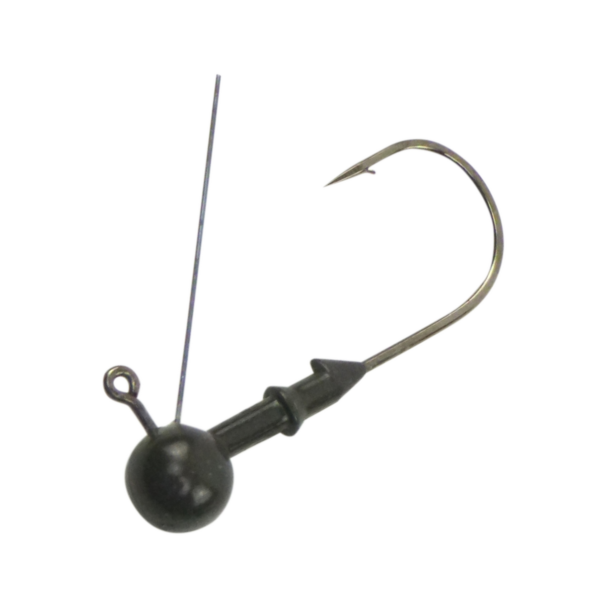 Vike 1/16 oz Weedless Round Jig Head with a Size 1/0 Hook Tungsten, 4 pack-0