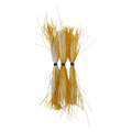 Dekoi Krystal Flash Lure Skirts, White Gold-0