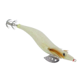 Finesse Rumoika Squid Jig, White Glow, size 3.5, 2 pack-0