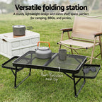 Weisshorn Camping Table Mesh Desktop Lightweight Portable Outdoor Folding Grill Desk