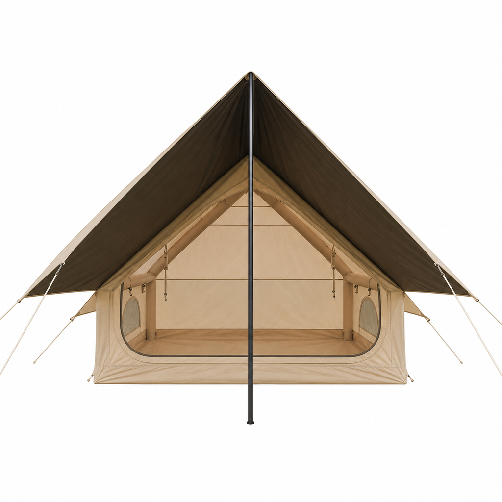 Weisshorn Inflatable A-Frame Tent with Extended Side Awning, Basecamp