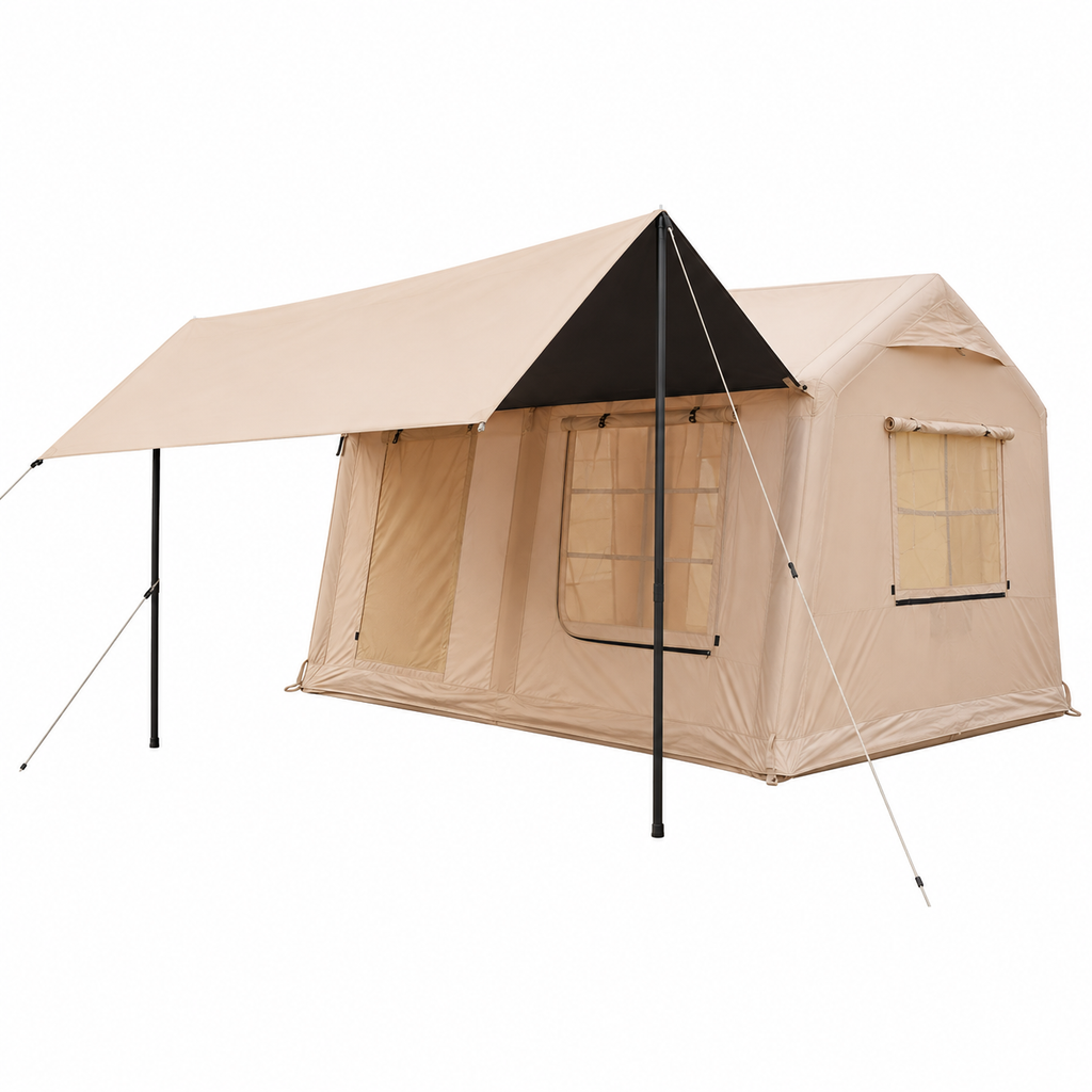 Weisshorn Inflatable Cabin Tent 300x400cm Side Awning Roof Skylight