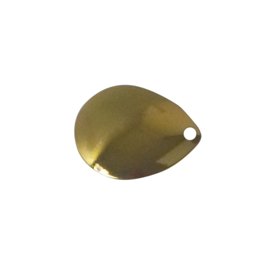 Artizan Smooth Colorado Blade, Brass, 17mmL x 13mmW, Qty 5-0