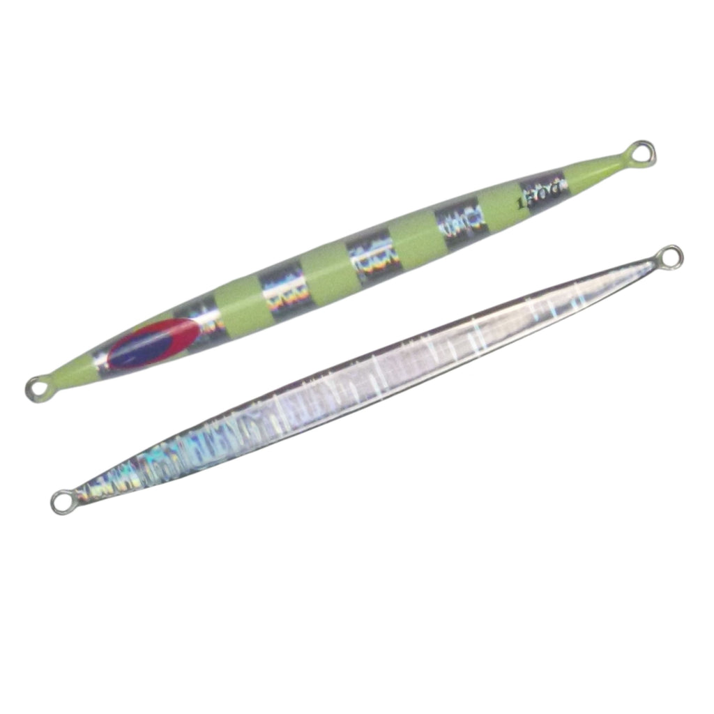 Finesse Lumo Fastdrop Jig, 150gm, Silver Stripe, Qty 2-0