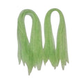 Artizan Silicon Lure Tails, Lumo Green, Pack of 20-0