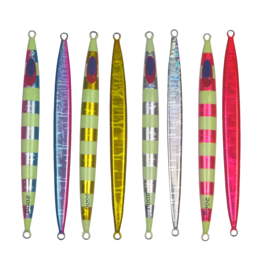 Finesse Lumo Fastdrop Jig, 200gm, Blue Blush, Qty 2-1