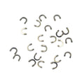 Artizan Clevis, Folded Brass, Large, 20 pack-0