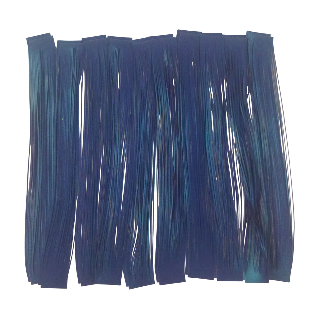 Artizan 22 strand silicon skirt, Metallic Blue, Pack of 20-0