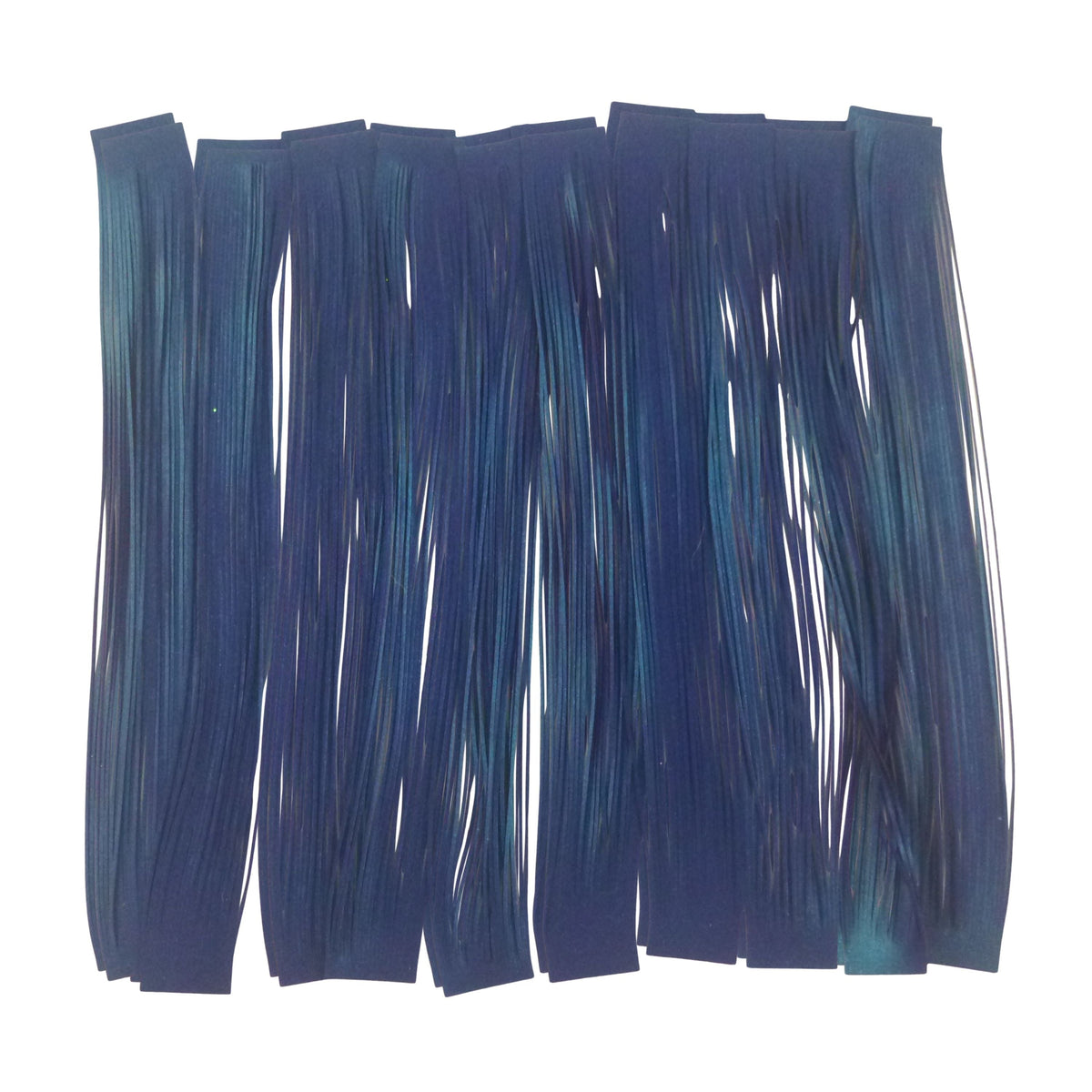 Artizan 22 strand silicon skirt, Metallic Blue, Pack of 20-0
