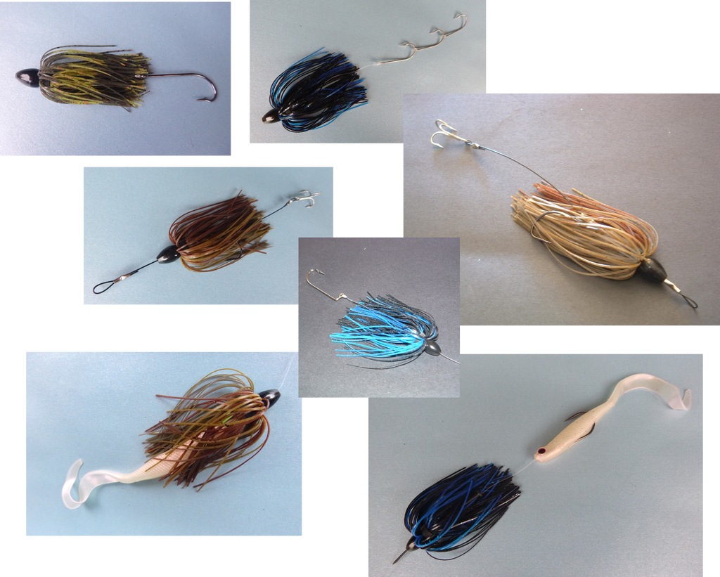 Vike 3/4 oz Skirted Microjig in Black Blue-3