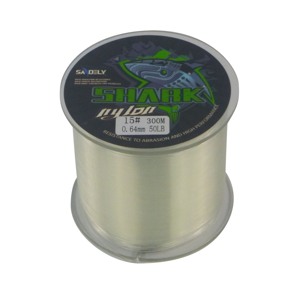 Samdely Shark Mono, Clear, #1.0, 4lb, 300Mtr-1