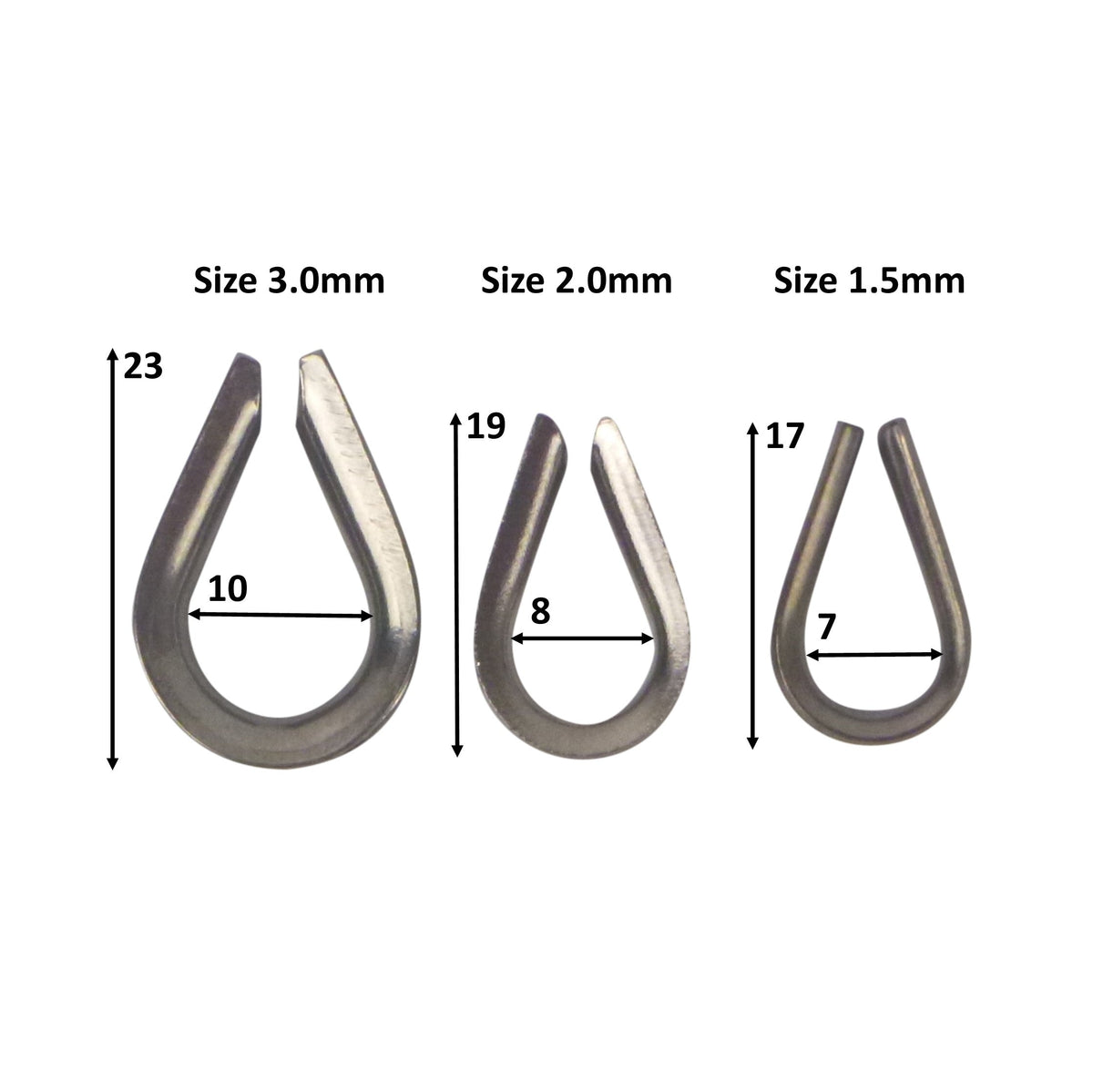 Swimerz Rigging Thimbles, 2.0mm, Qty 25-2