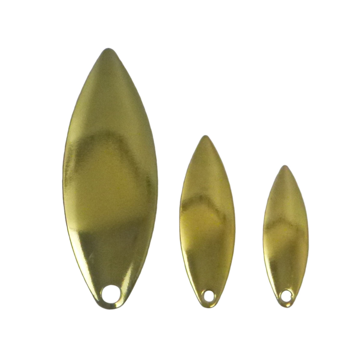 Artizan Smooth Willow Blade, Brass, 26mmL x 8mmW, Qty 5-2